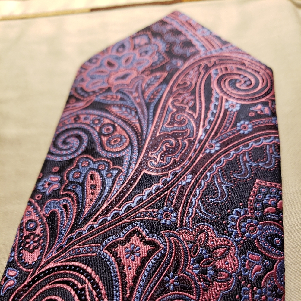 Ted Baker Paisley Silk 3 inch Narrow Tie  NWT